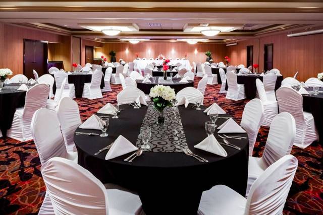 Our Grand Ballroom setup can seat up to 300 guests and can be customized to meet your needs.