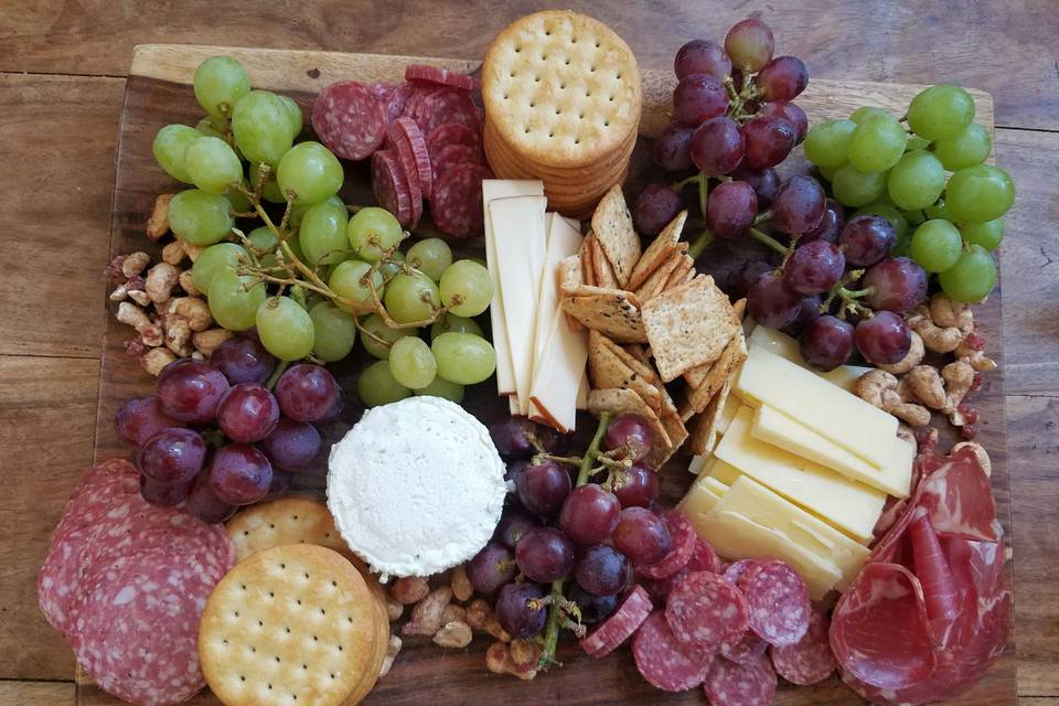 Farmers market cheese platter