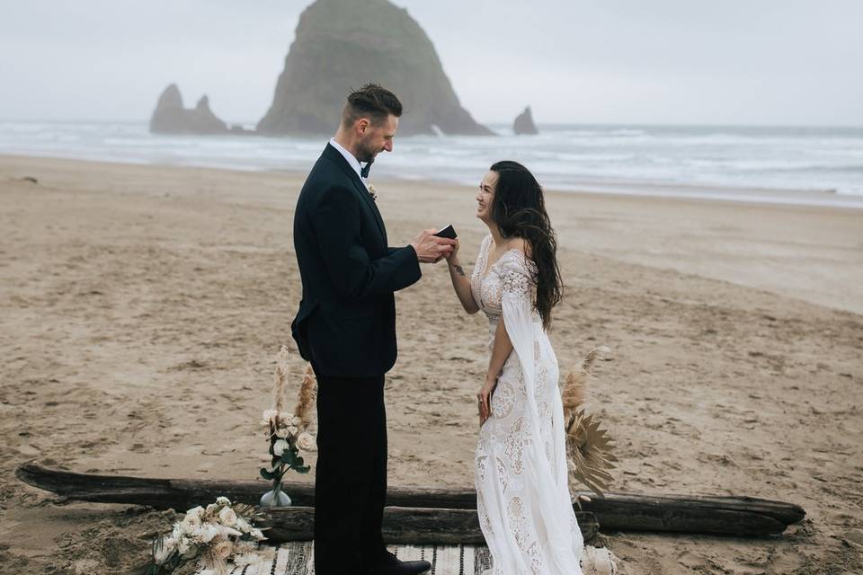 Cannon Beach elopement