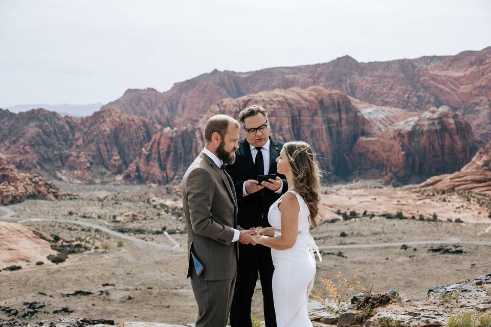 Snow Canyon elopement