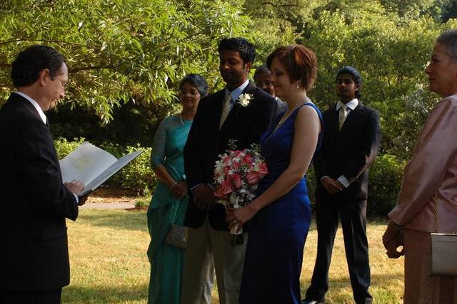 Officiant heading the ceremony