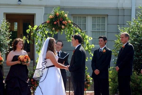 Backyard wedding