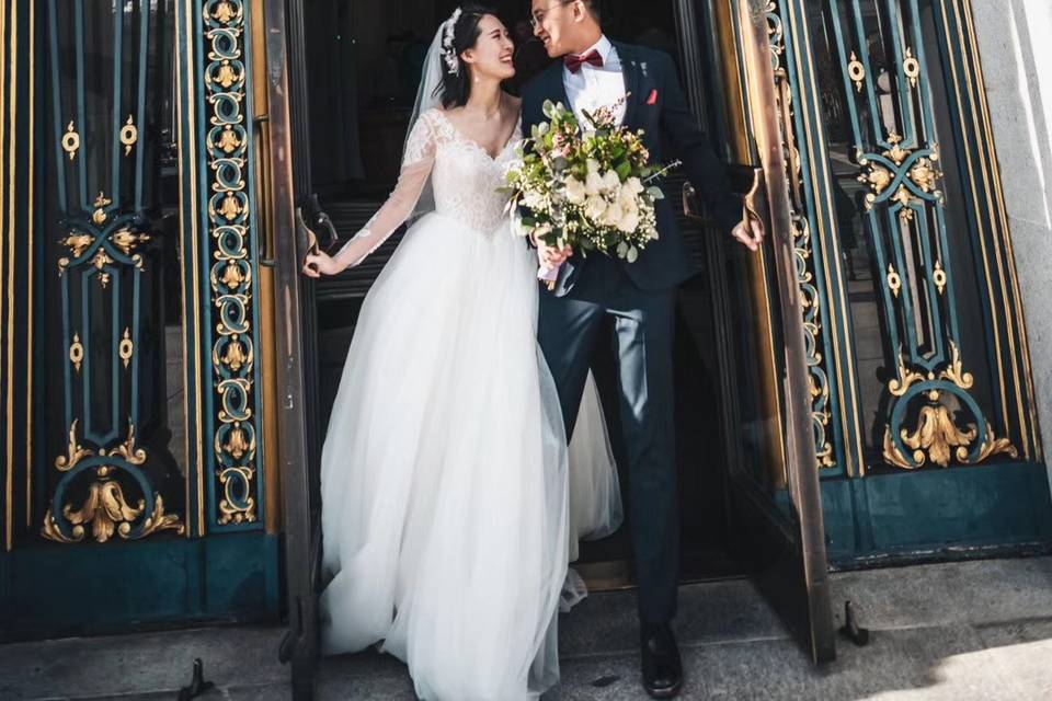 CityHall Wedding Makeup