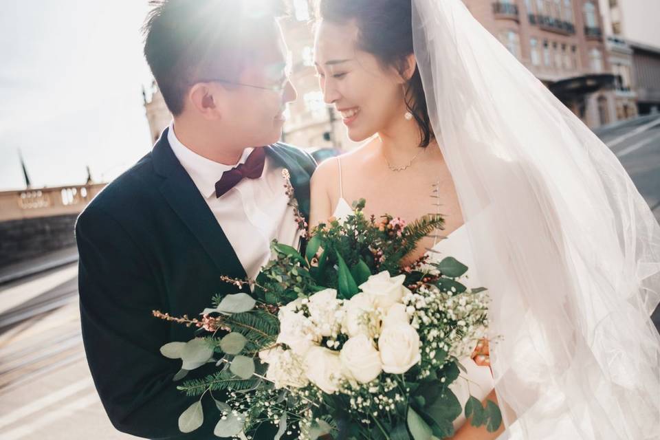 Soft glow bridal look