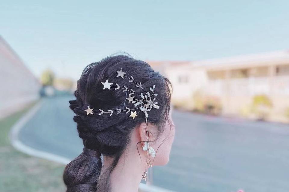 Korean style hairdo