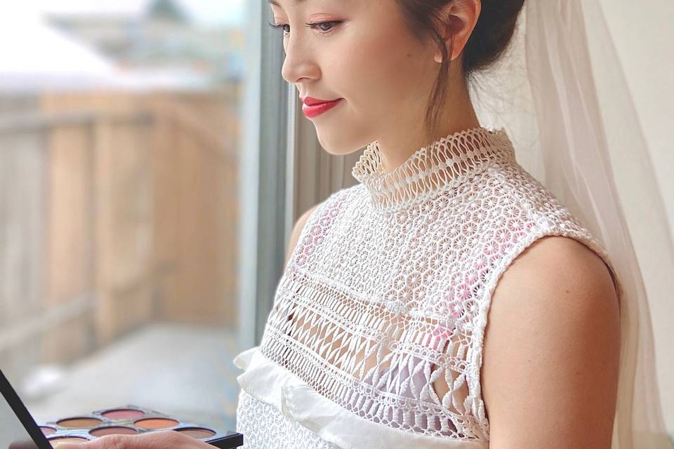 Soft glow bridal look