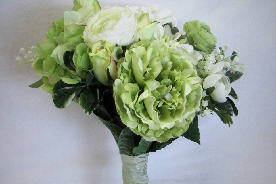 Silk floral bouquet