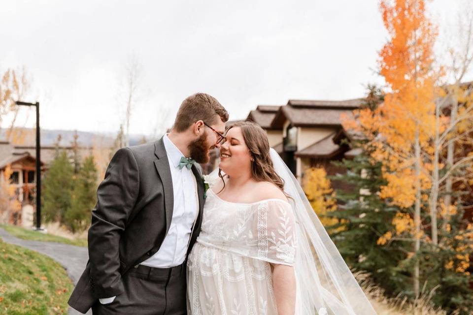 Floral cathedral veil