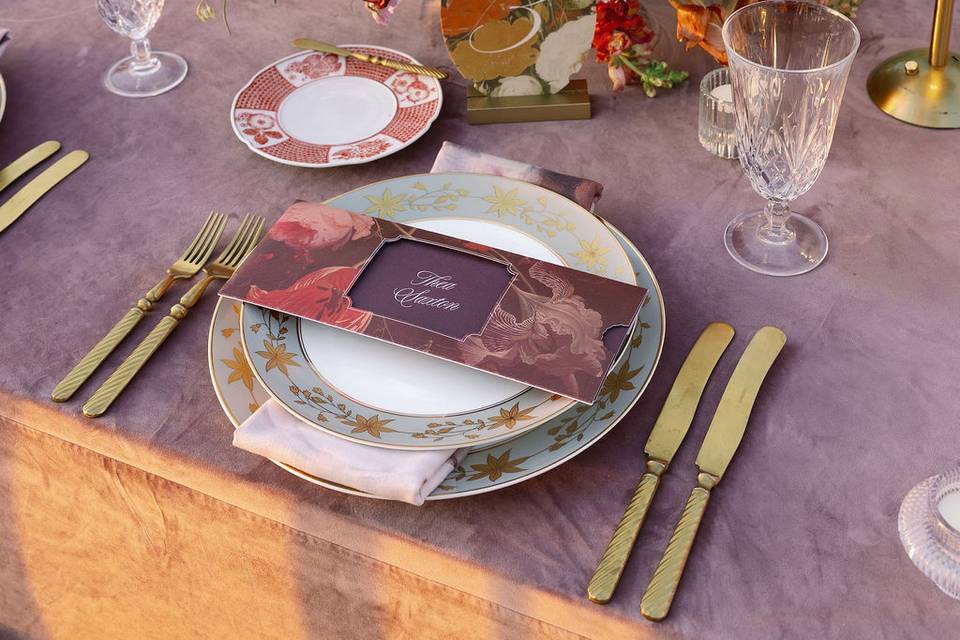 Vintage-inspired Tablescape