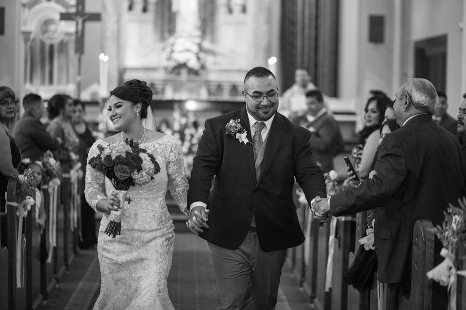 Walking down the aisle together