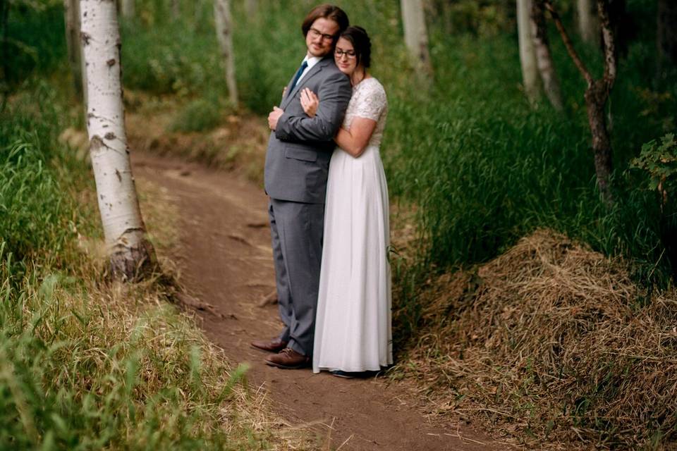 Intimate Wedding in the Woods