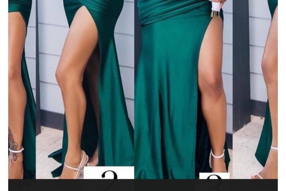 Bridesmaids gowns