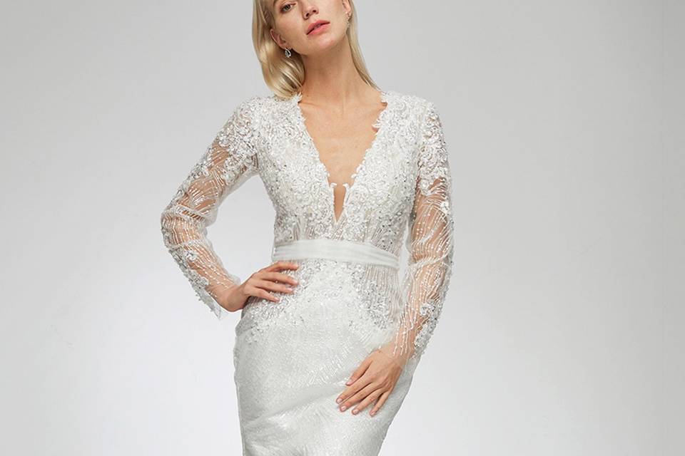 Classic beaded gown