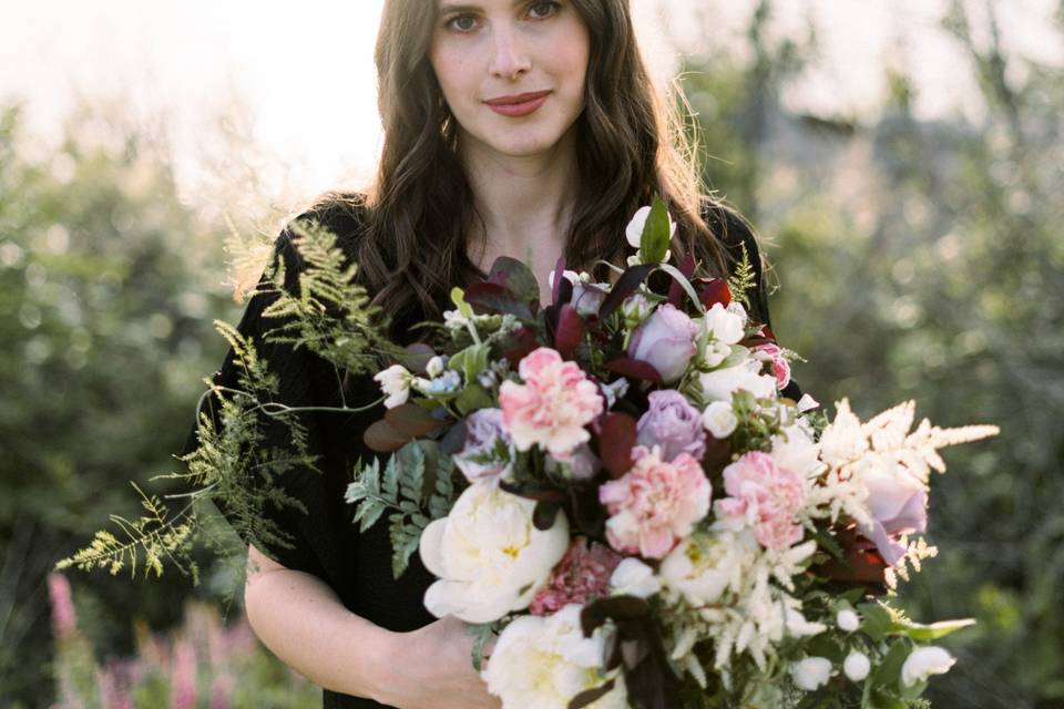 Bouquet by the lake - Emma Rae Visions