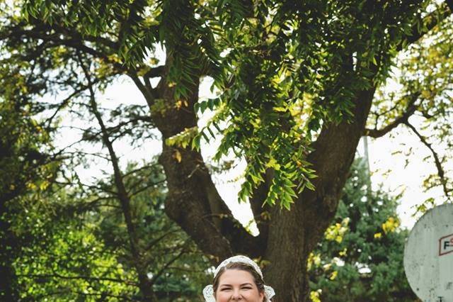 Bride with Floral