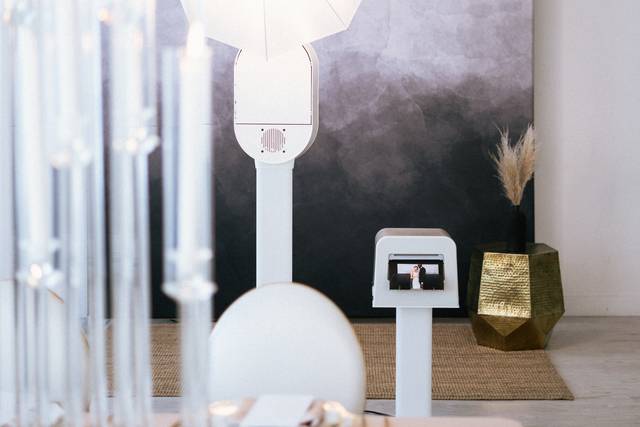 Photo Video Booth with Ombre