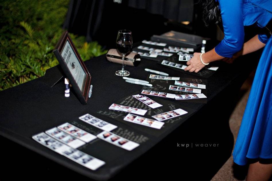 Black table cloths