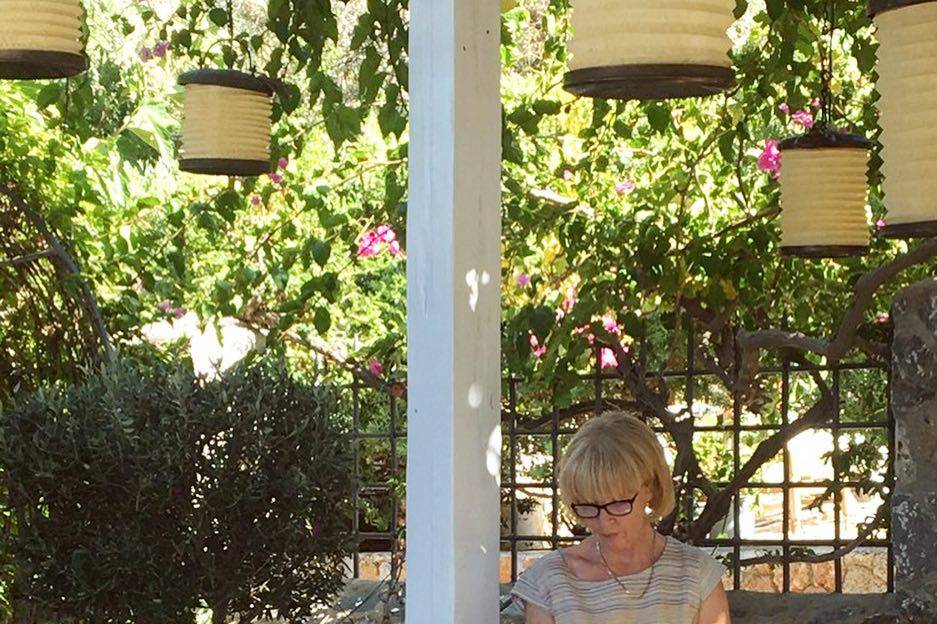 A celebrant in Lindos