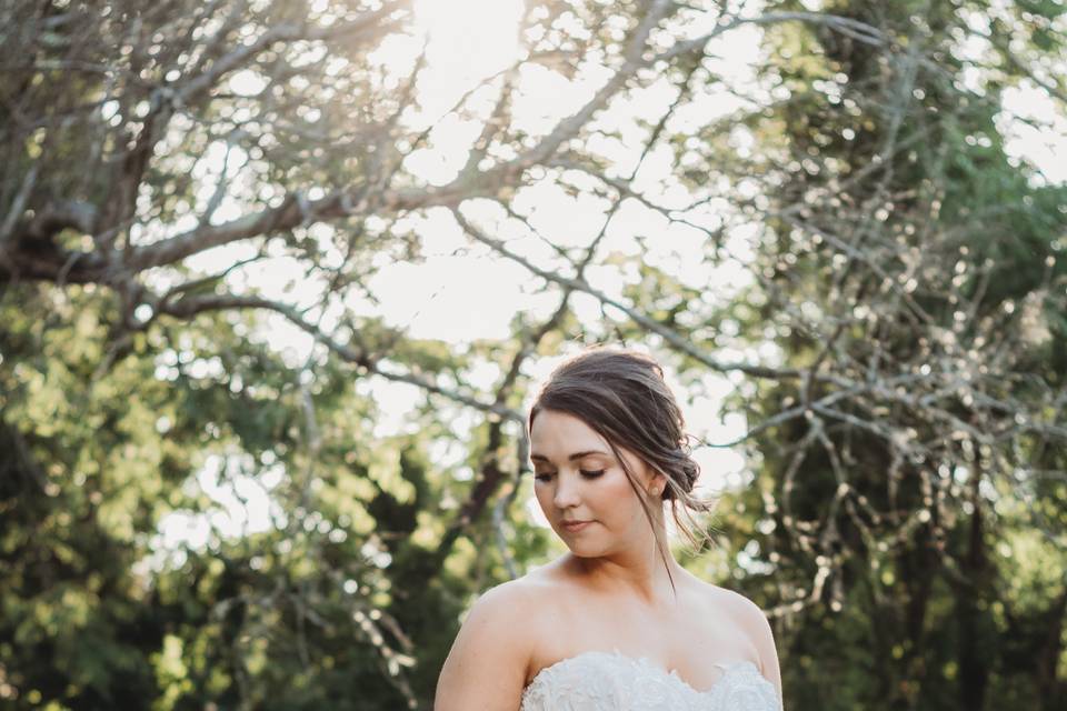 Strapless wedding gown - Cole E Photo(c)