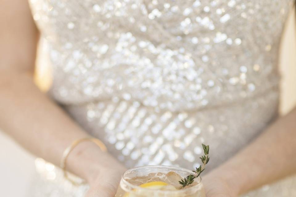 Bride w/ Crafted Cocktail
