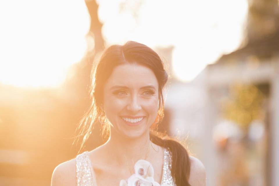 Bride with Cake