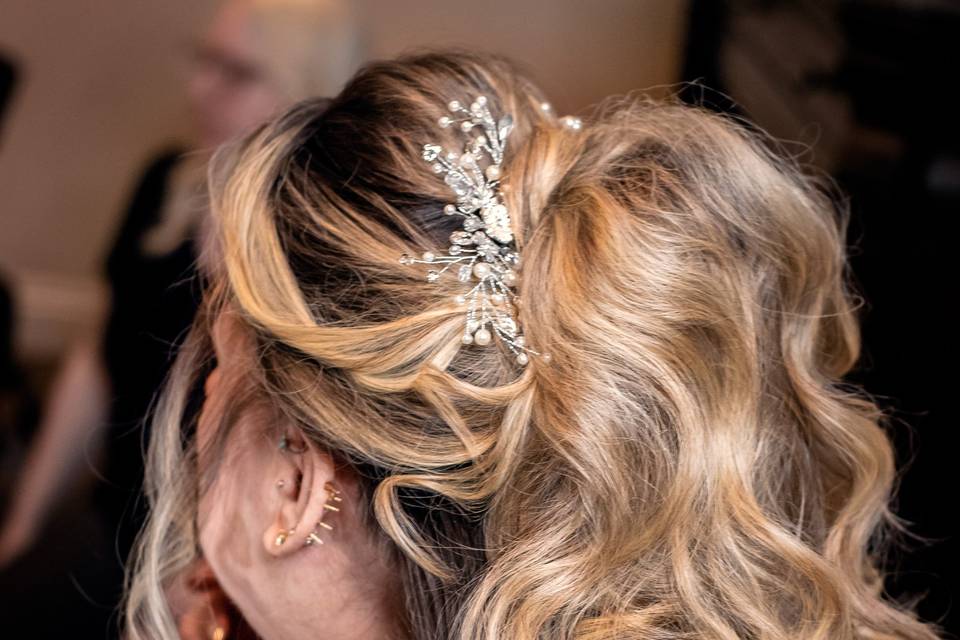 Bride's mom updo