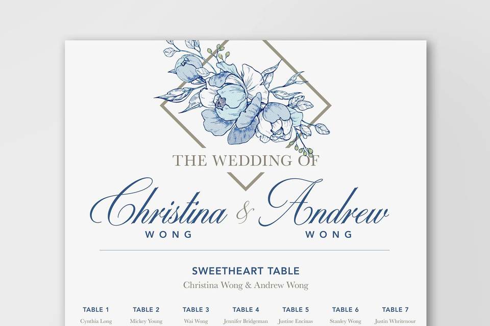 Wedding Seating Chart