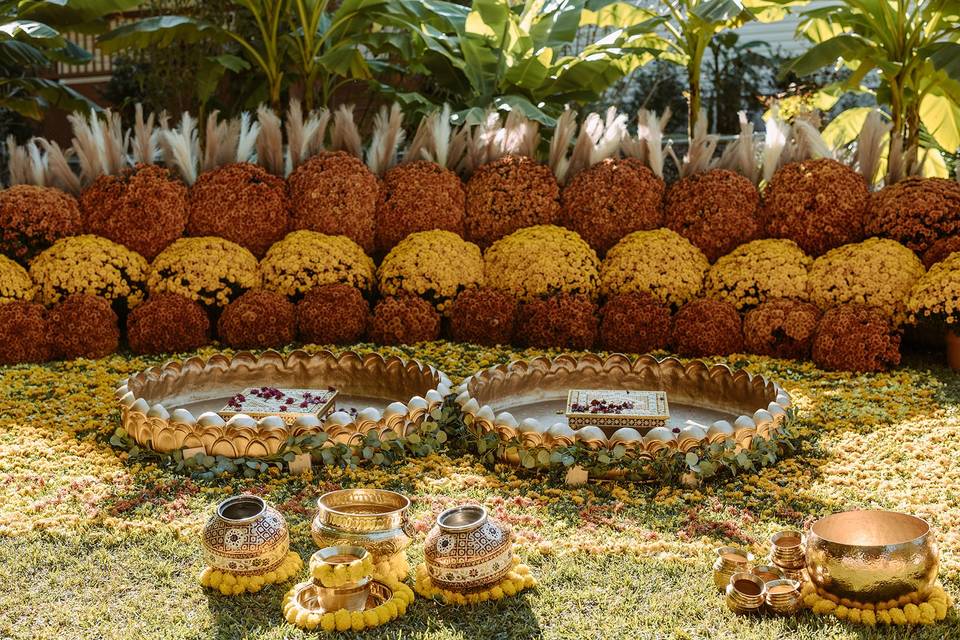Haldi Set up