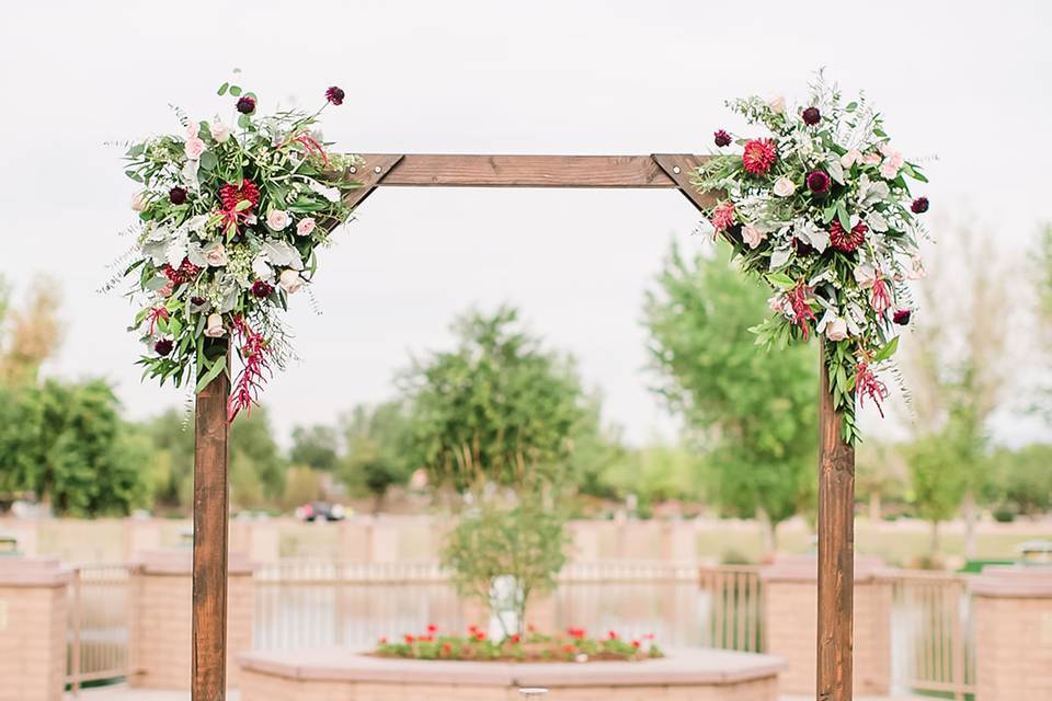 Rustic Ceremony Arch