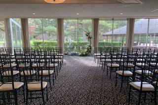 Carriage House indoor ceremony