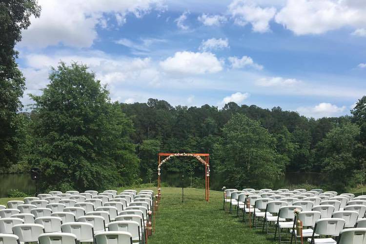 Outdoor wedding