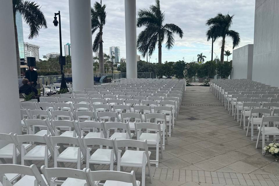 Beautiful Ceremony for 230