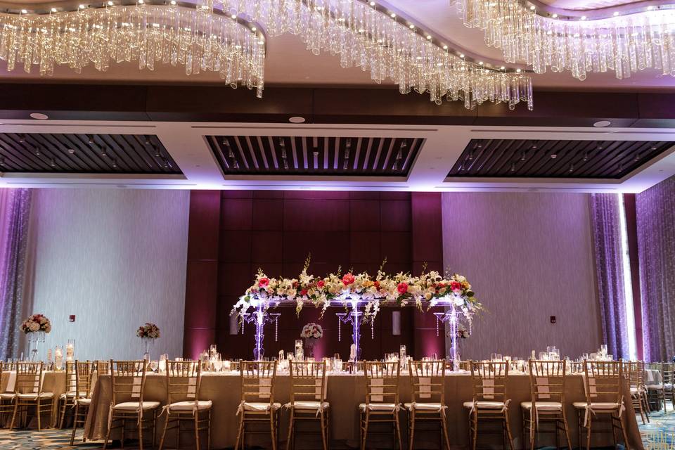 Reception layout