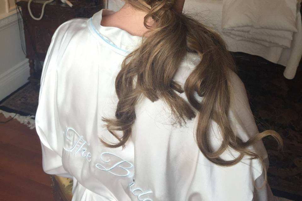 Bridal hairdo