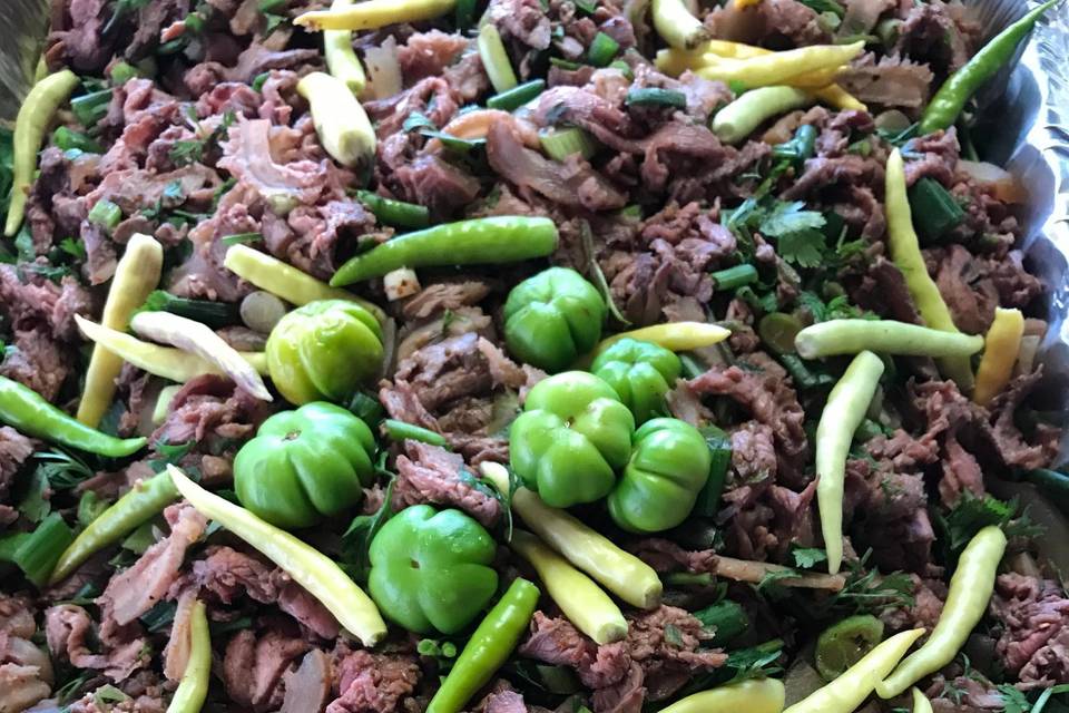 Beef Salad ( Lao Larp)