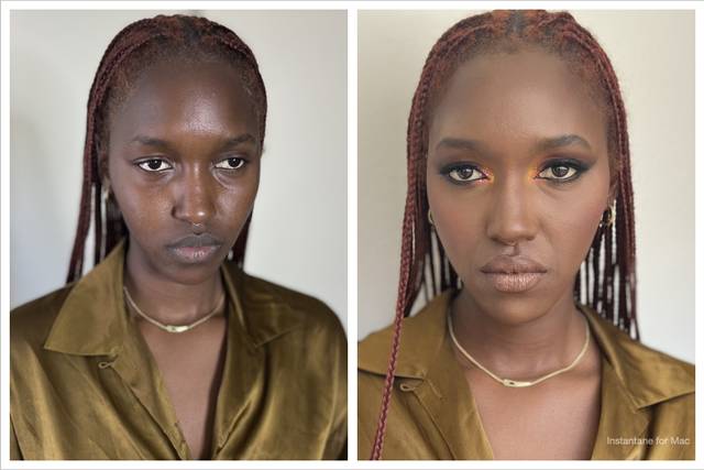 Before after soft, natural look