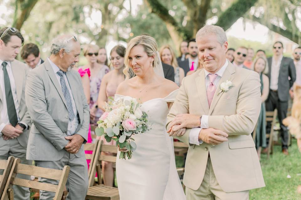 Boone Hall Wedding Day