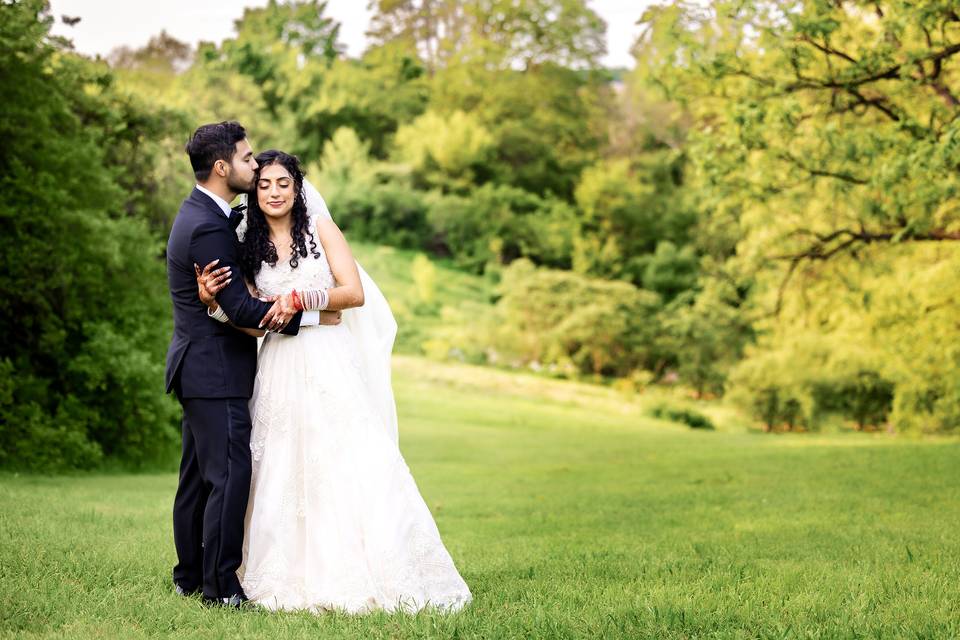 Bride and groom