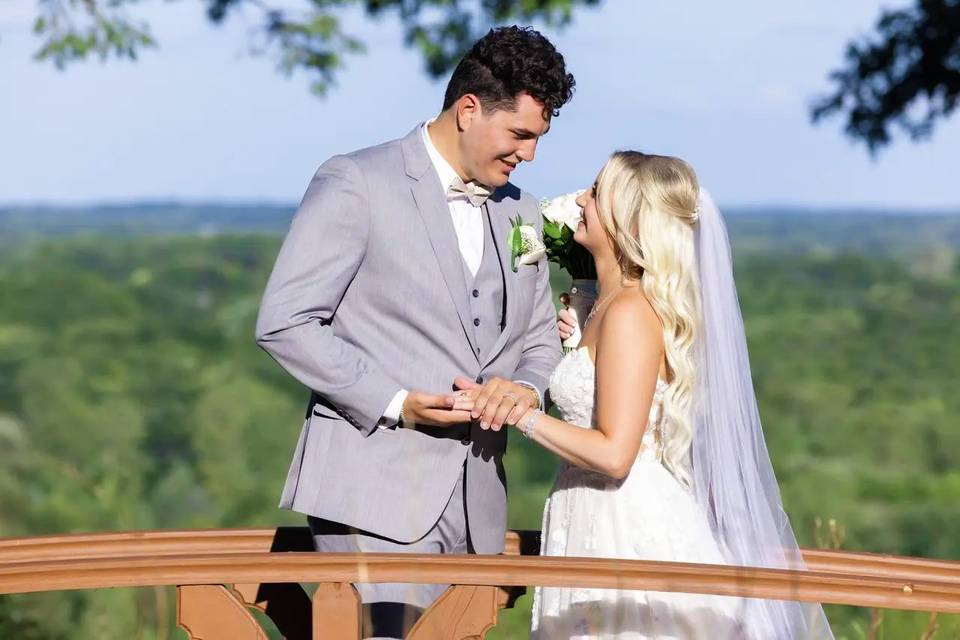 Bride and Groom at Pine Knob