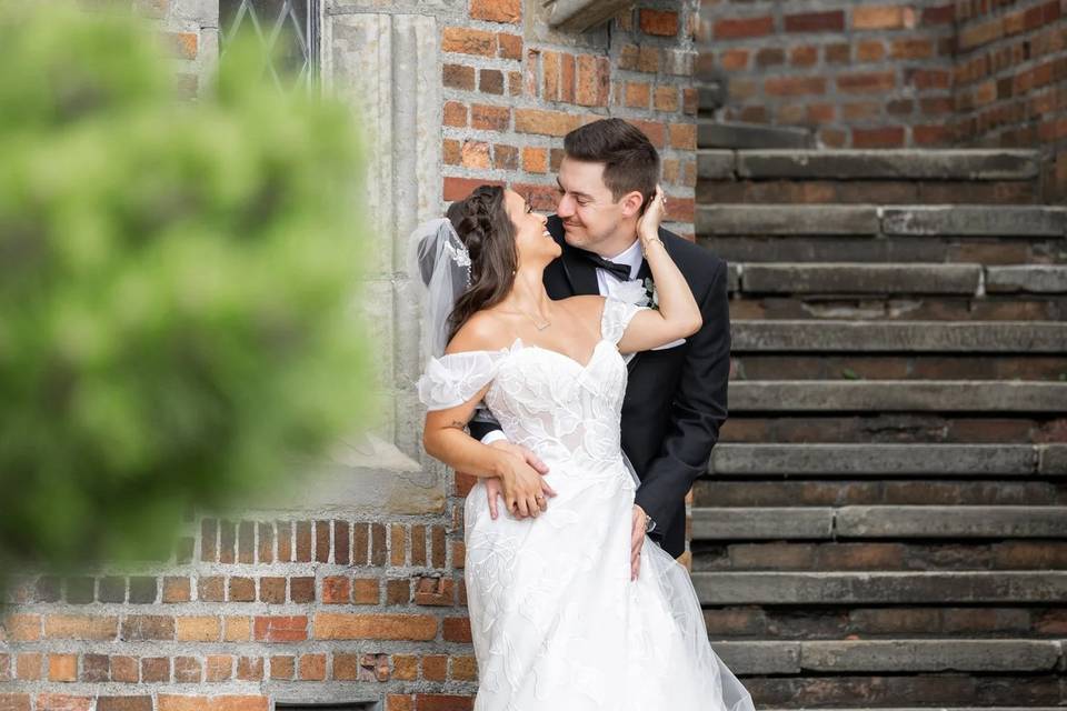 Bride and groom