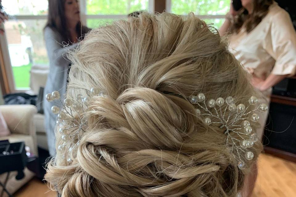 Soft and sweet updo