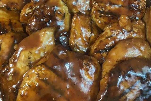 Bourbon Glazed Chicken