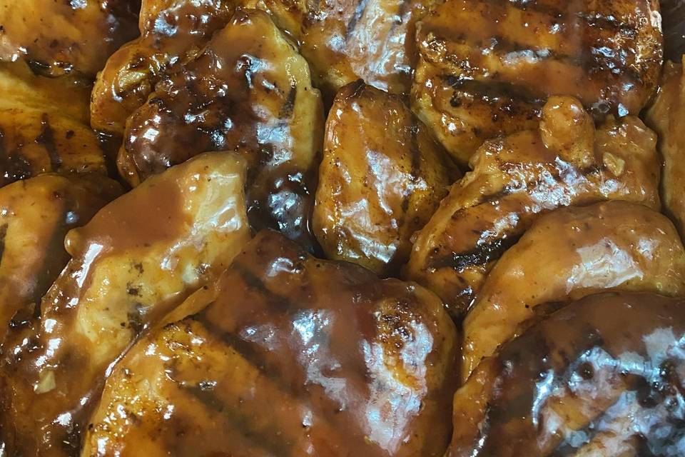 Bourbon Glazed Chicken