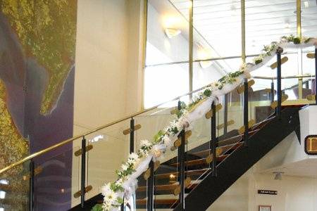 Stairway aboard the mv twin capes - what a great entrance for a reception!