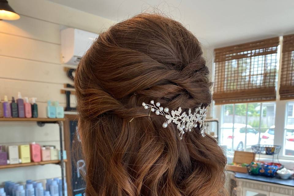 Bridal hair