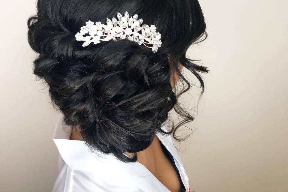 Bridal hair