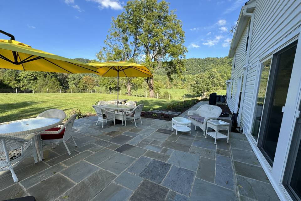 Blue Stone patio