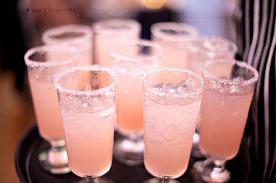 Light pink drink