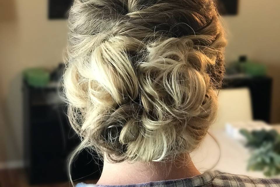 Beautiful updo