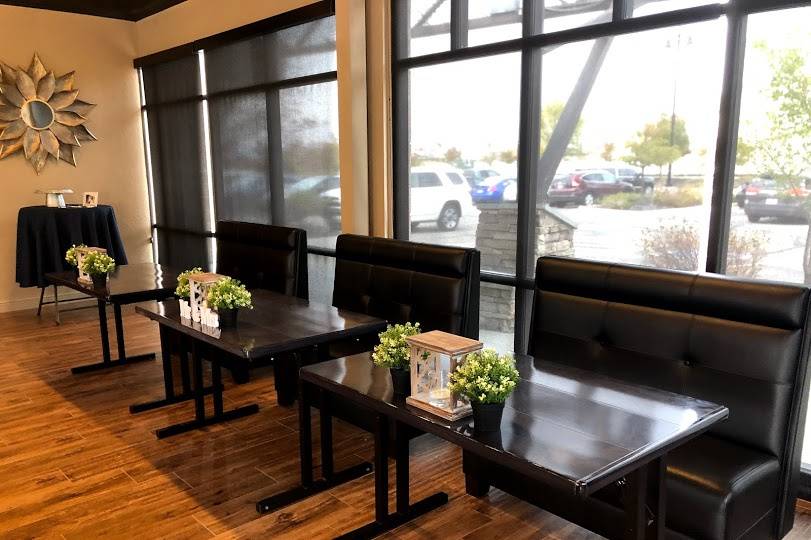 Range of seating options